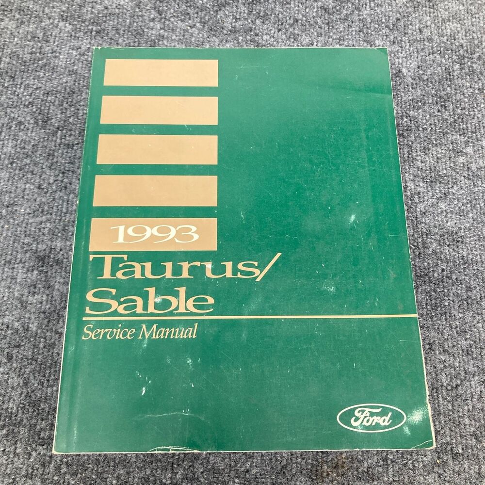 1993 Ford Taurus Sable Service Manual FoMoCo